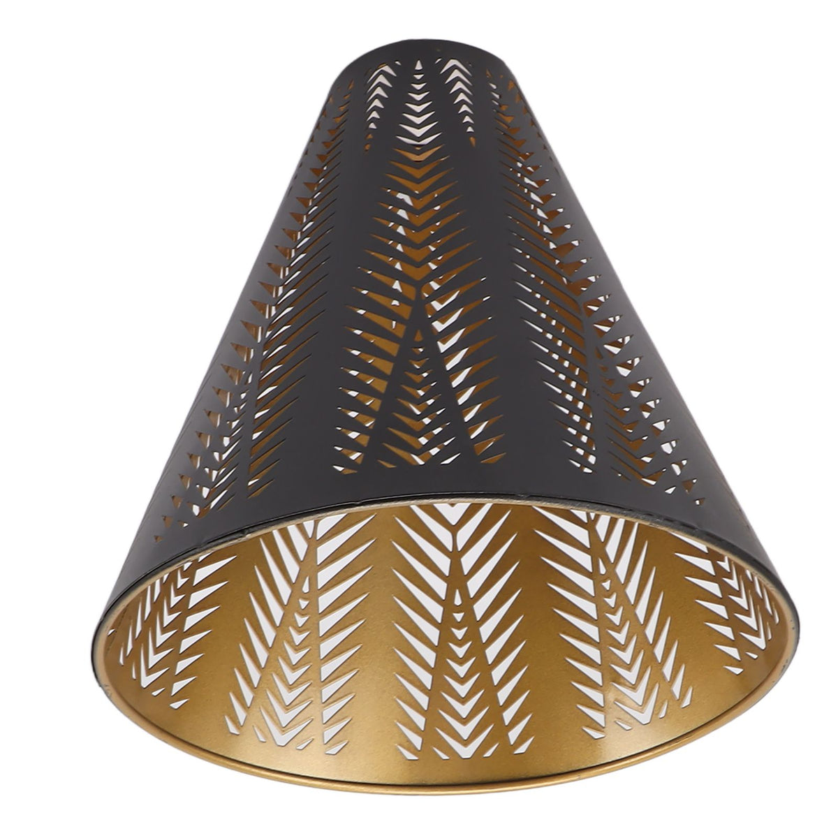 Metal Lamp Shade Iron Lampshade E26 E27 Lamp Shade Bedroom Bedside Decoration Horn Style Cone