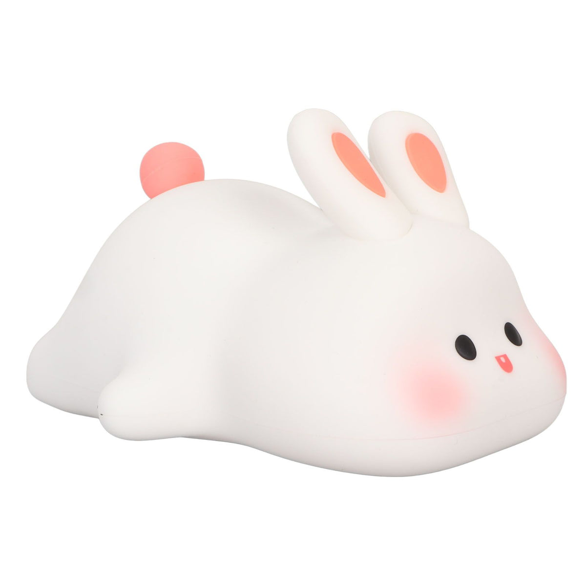 Kawaii Bunny Night Light Soft Silicone Night Light Portable USB Rechargeable Bedside Lamp for Baby Toddler Kids