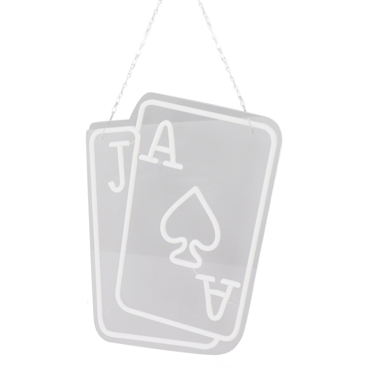 Poker LED Neon Signs Playing Cards Neon Signs for Wall Decor Bedroom Casino Bar Hotel Play Room Birthday Party Decor J Poker