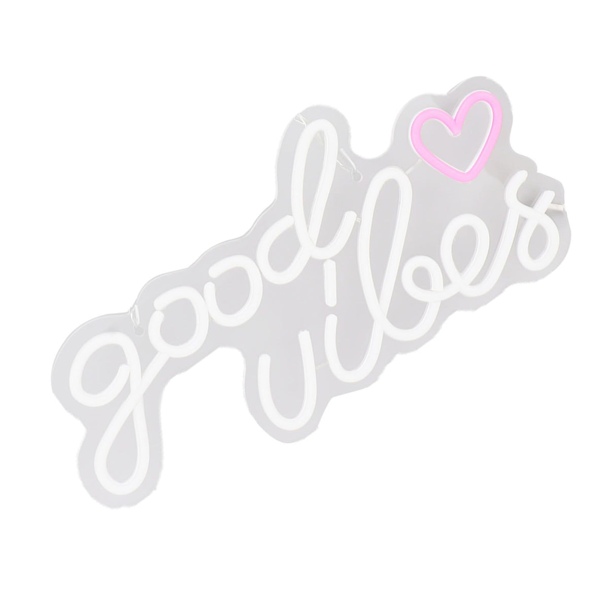 Neon Sign Good Vibes LED Light Acrylic USB Powered Wall Hang Neon Wall Decor for Bar Party Wedding Bedroom