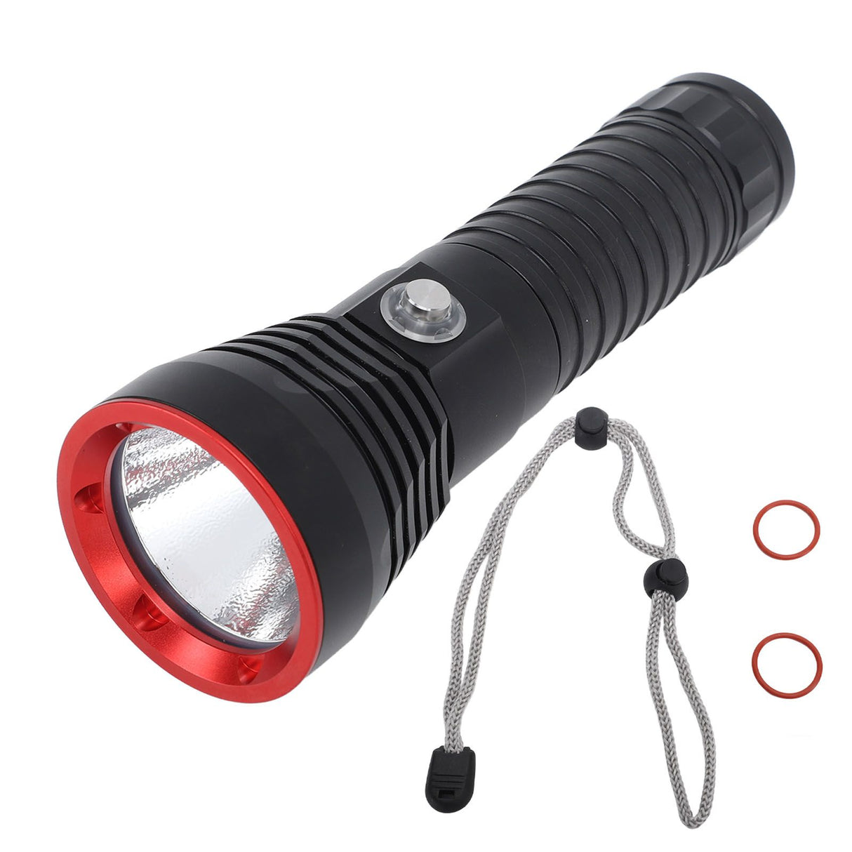 LED Dive Torch 5000k 2000LM IPX8 Waterproof Professional Underwater 100m Diving Flashlight