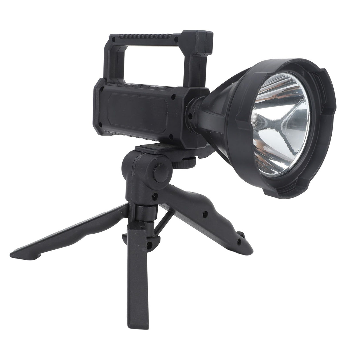 Handheld Spotlight Strong Light Waterproof Rechargeable Spotlight Flashlight LED Searchlight for Outdoor Camping Hiking