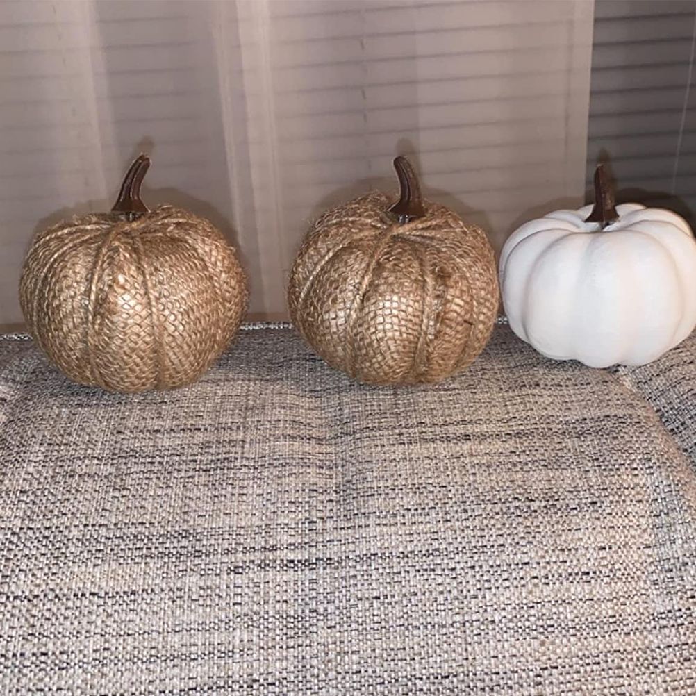 Artificial Pumpkins Harvest Fake Pumpkin Models for Fall Thanksgiving Halloween Decoration