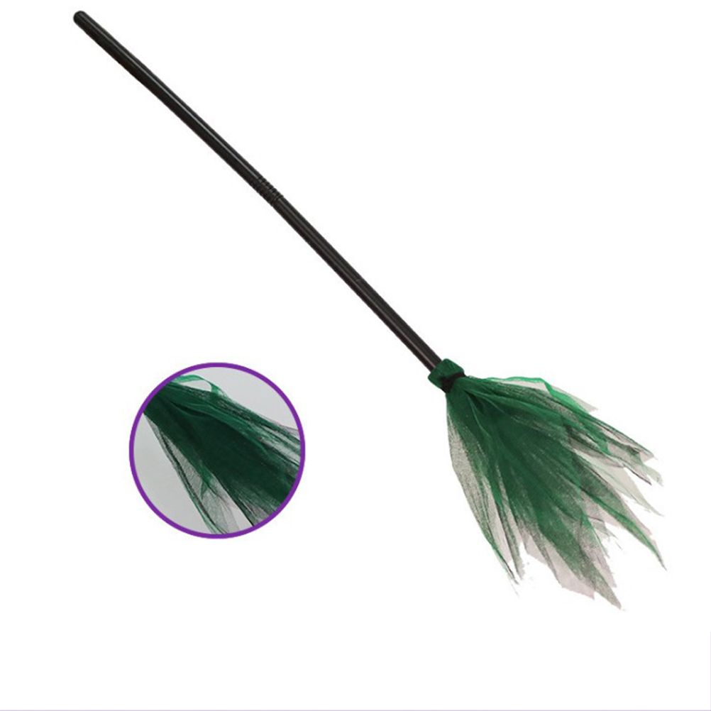 5Pcs Halloween Witch Brooms Plastic Witch Broomstick Wizard Flying Broom for Halloween Party Haunted House Decoration