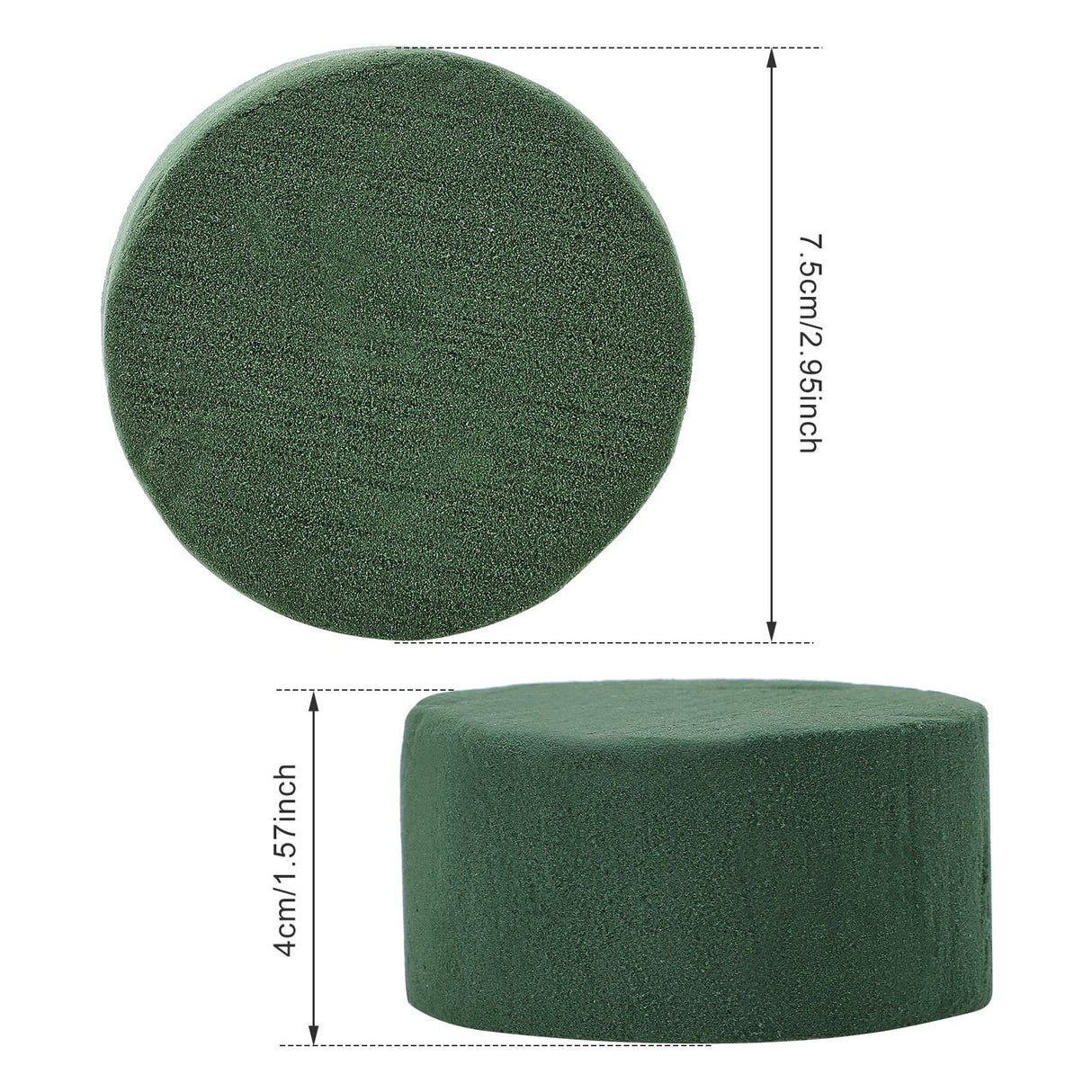 12pcs Floral Foam Round Dried Flower Foam Blocks Handmade Flower Arrangement Materials