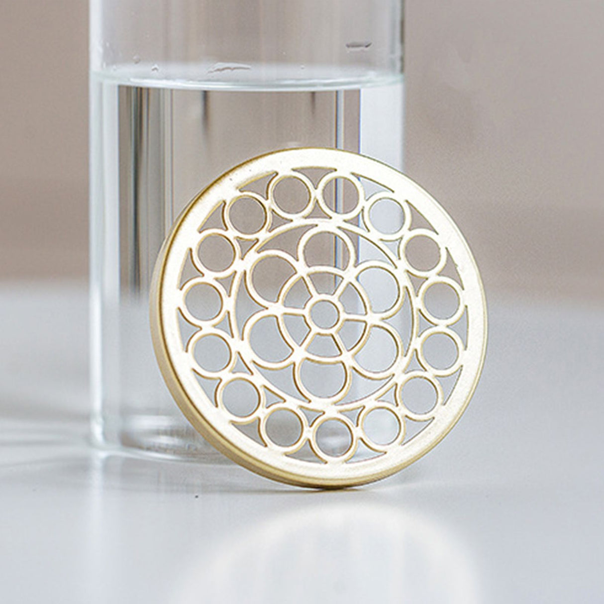 Flower Insert Lid Metal Grid for home centerpiece 15.2cm diameter