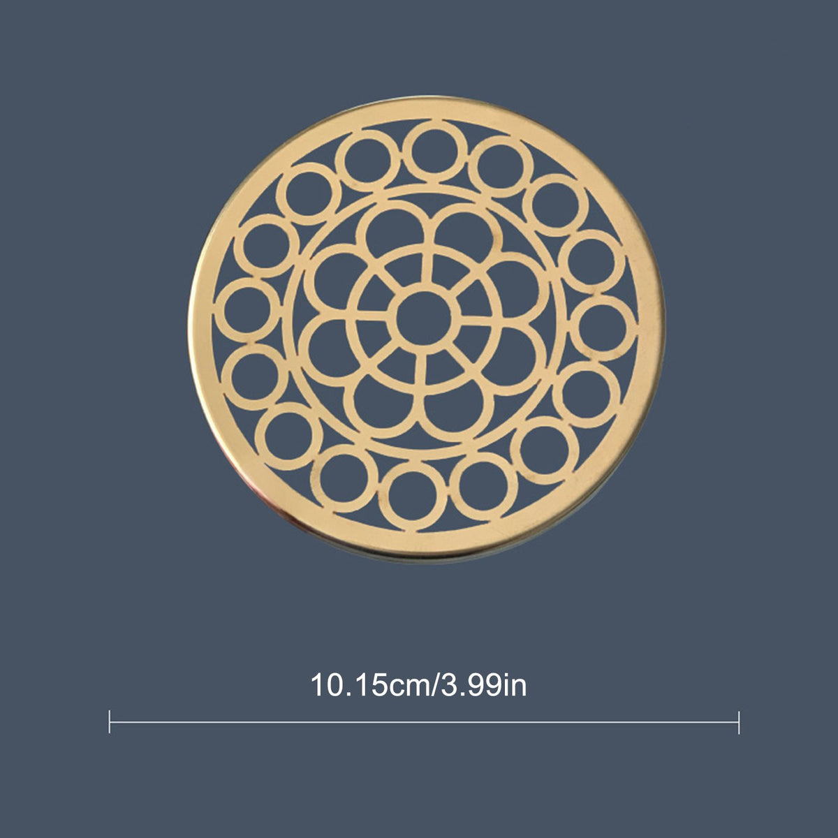 Flower Insert Lid Metal Grid for home centerpiece 15.2cm diameter