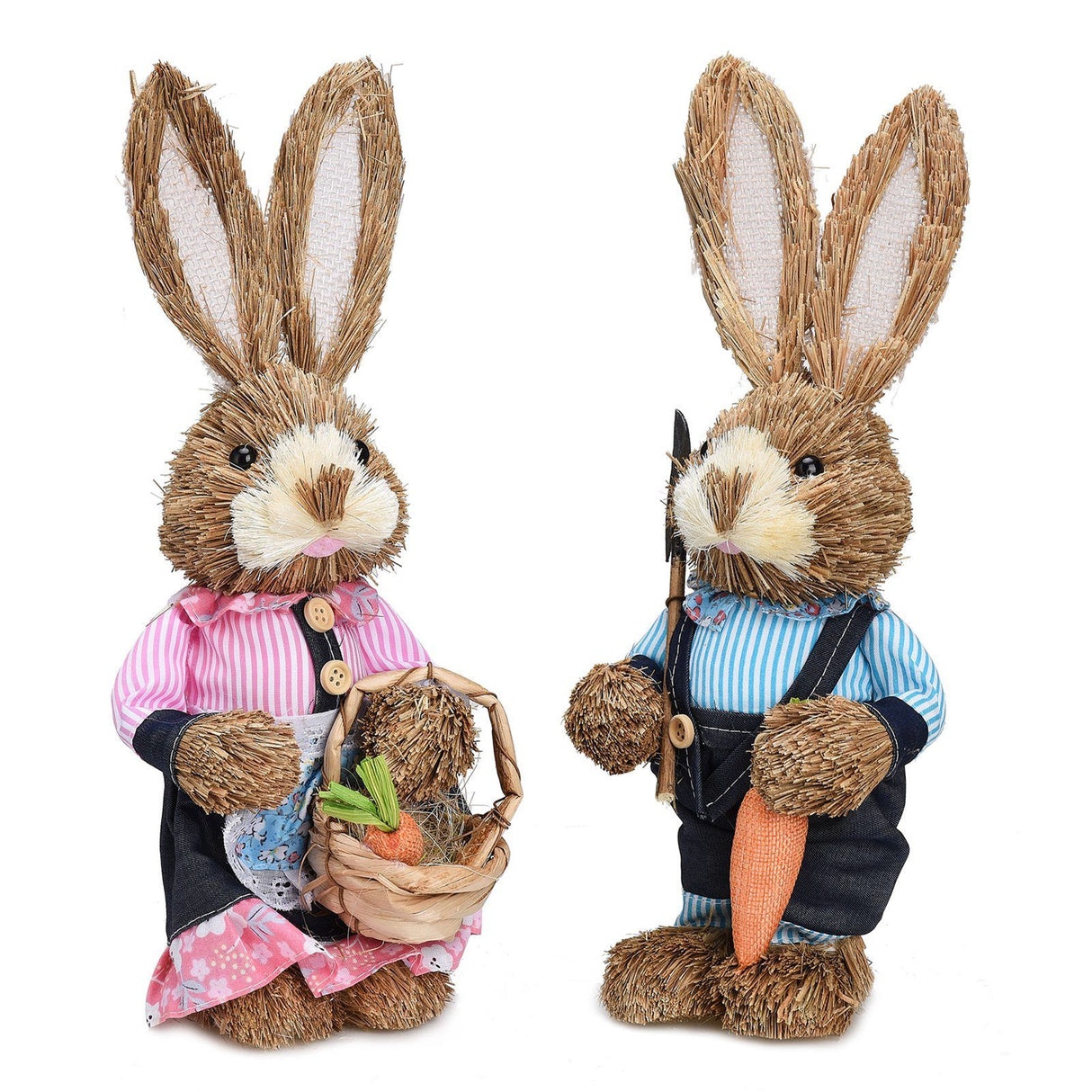 Rustic Easter Home Decor - Bunny Figurine Party Supplies