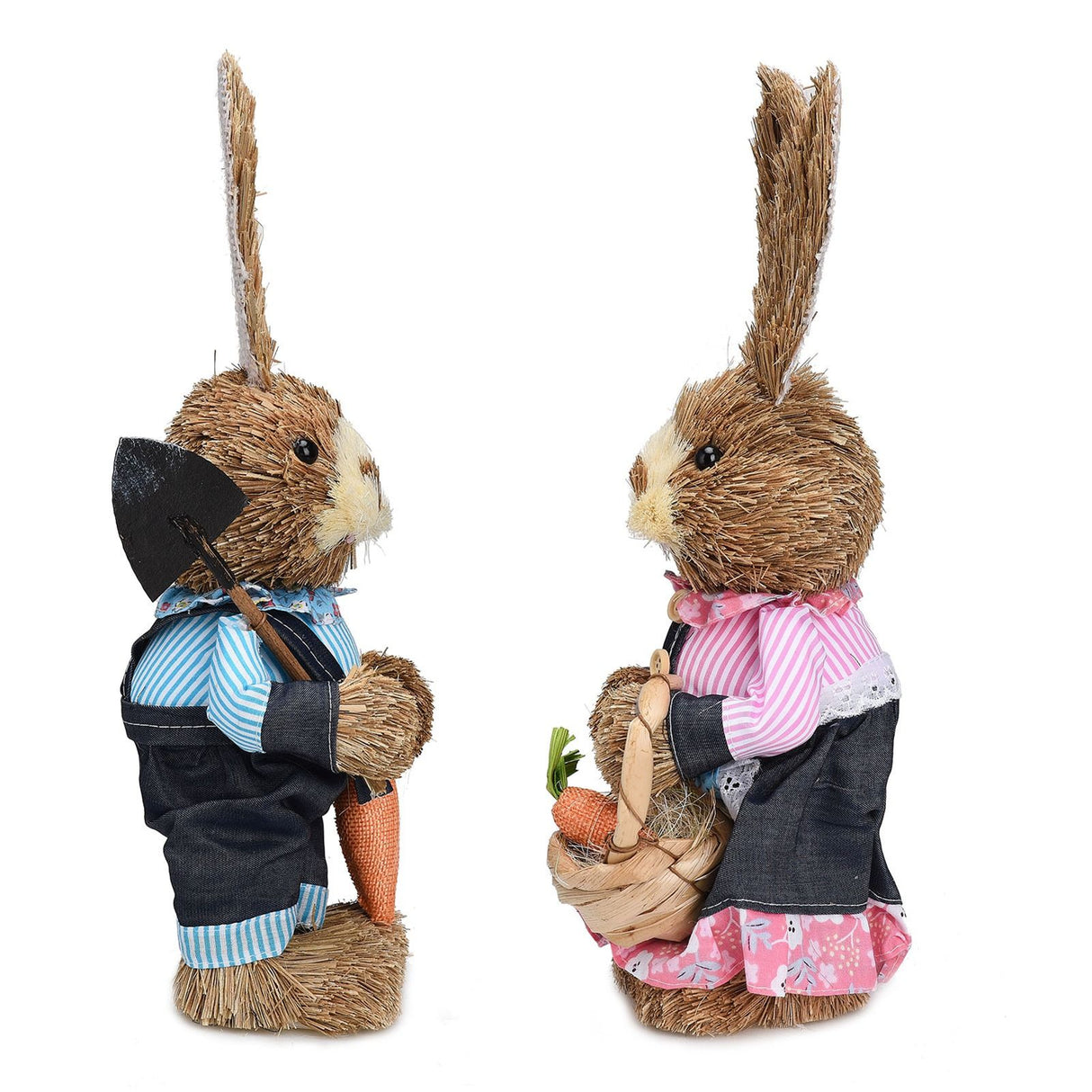 Rustic Easter Home Decor - Bunny Figurine Party Supplies