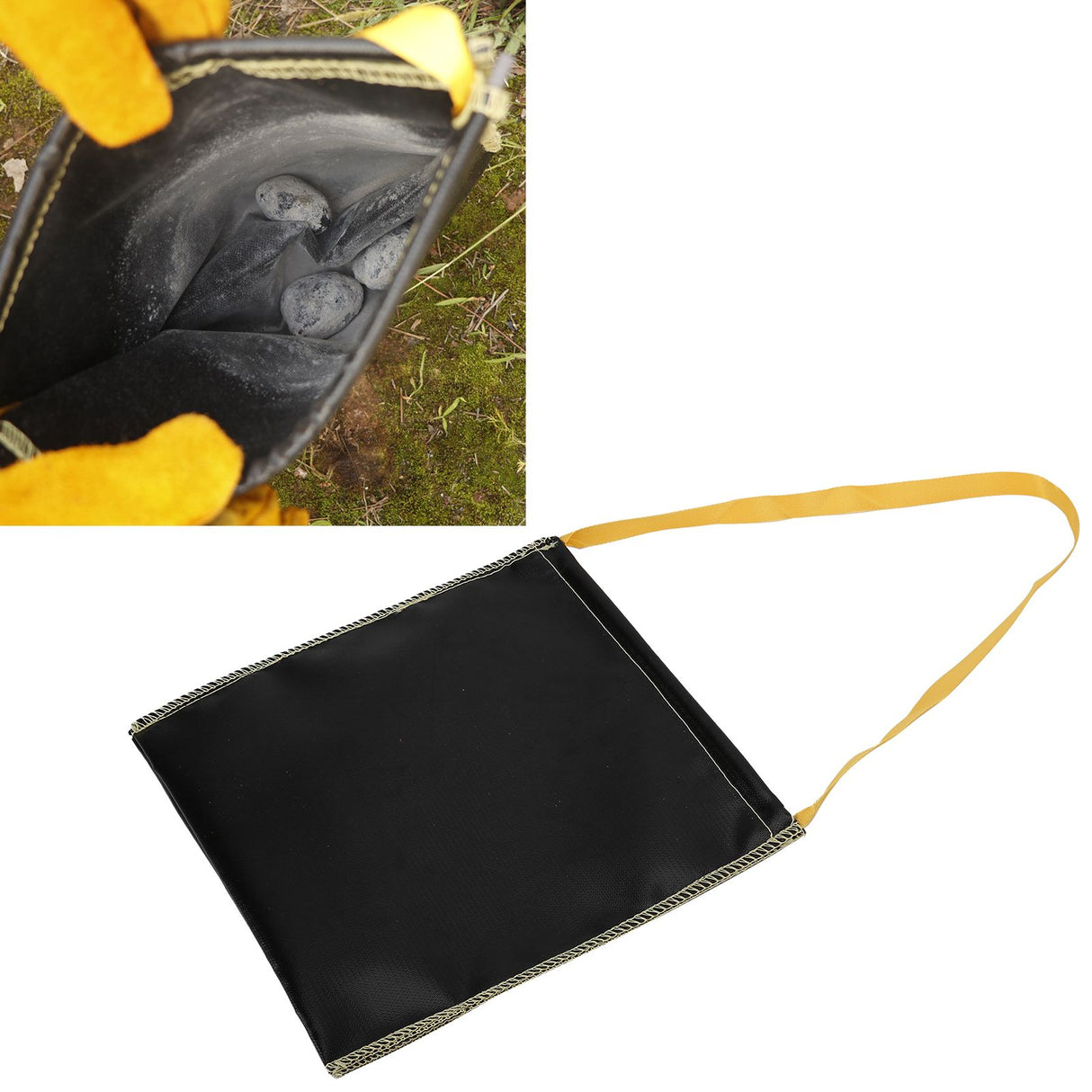 Firewood Bag Waterproof OilProof Material Storage Bag for Outdoor Camping Or Daily Storage