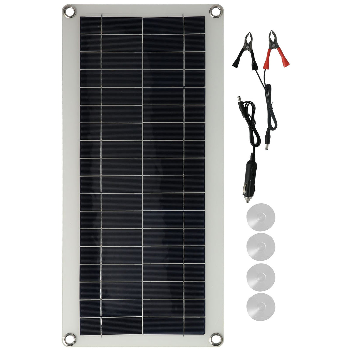 20W Flexible Polycrystalline Solar Panel Controller Dual USB Solar Charger for Car RV Marine Boat