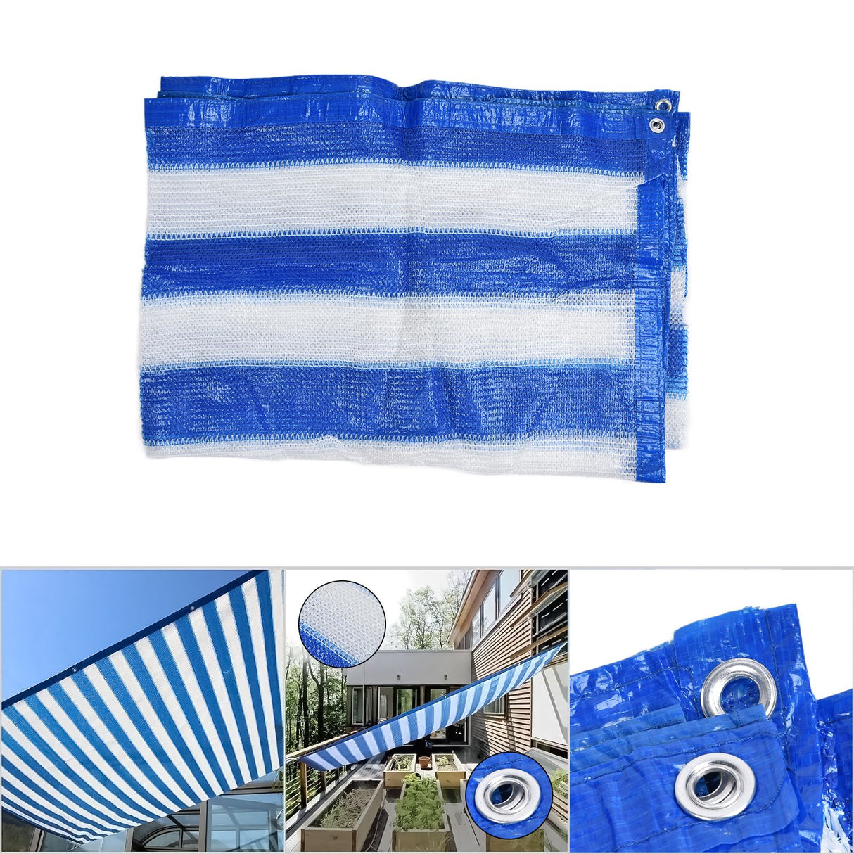 Sunshade Net Outdoor Sunscreen Mesh Cover for Terrace Garden Yard Greenhouse Swimming Pool