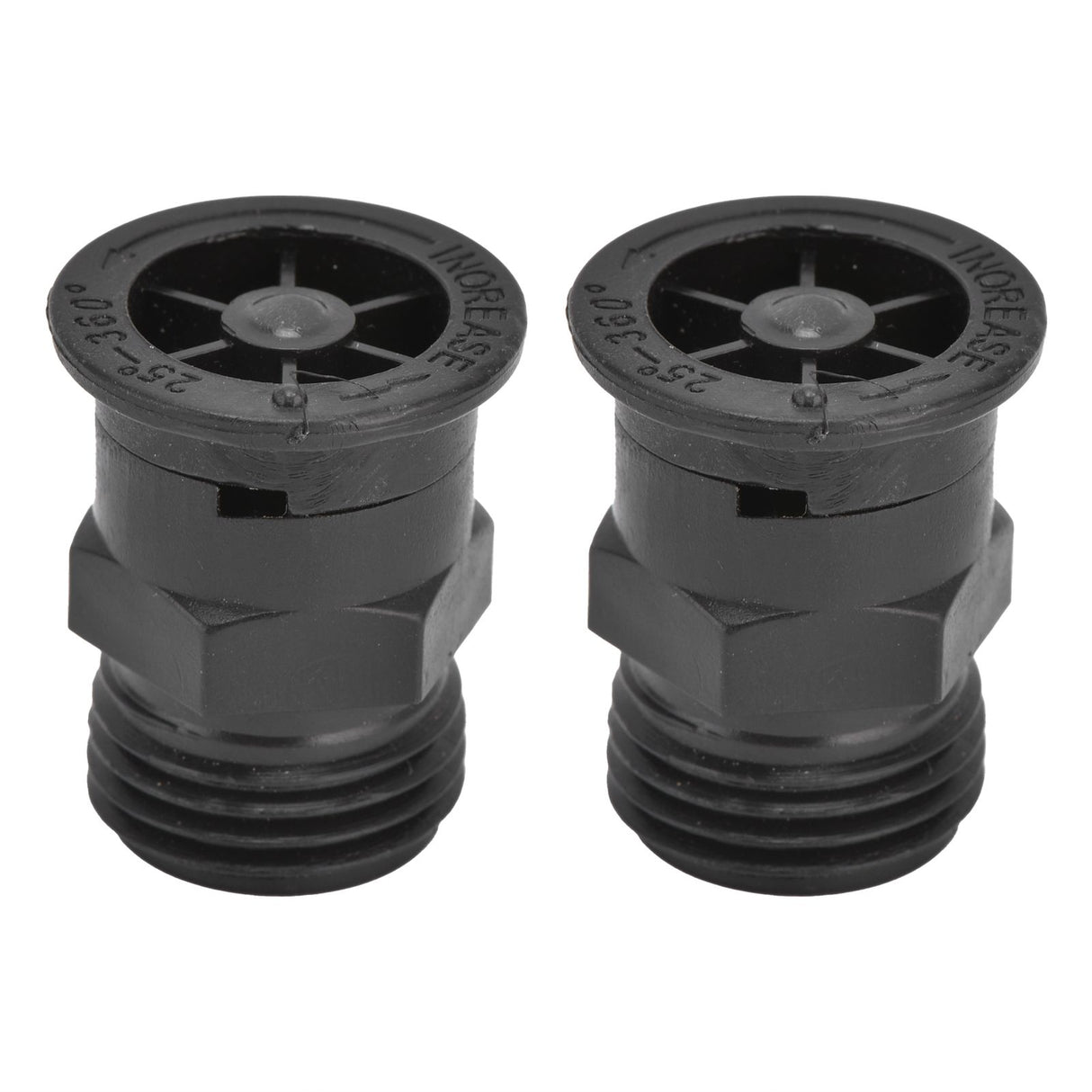 2Pcs Sprinkler Nozzle G1/2 External Thread Plastic Sprinkler Irrigation Garden Lawn Supplies