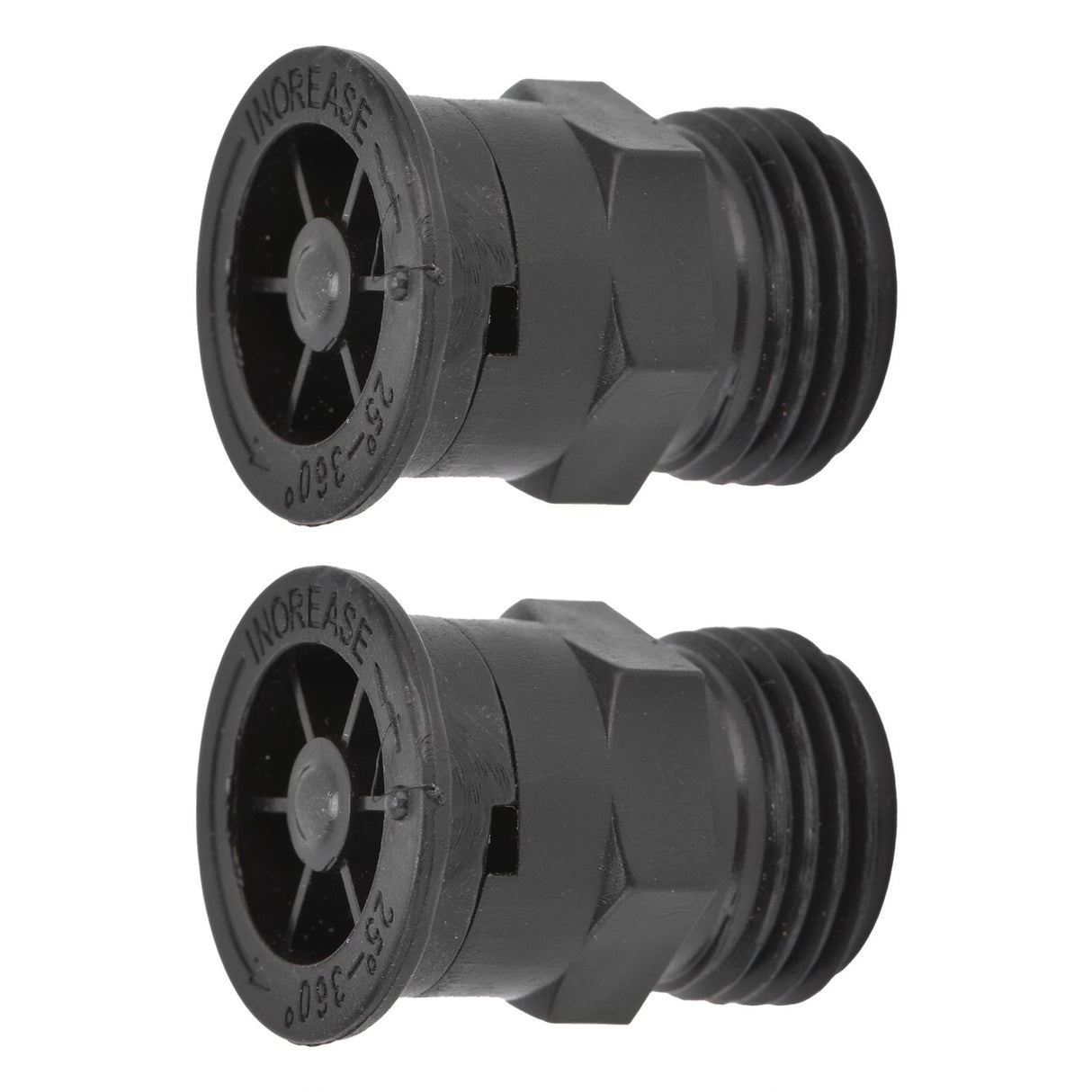 2Pcs Sprinkler Nozzle G1/2 External Thread Plastic Sprinkler Irrigation Garden Lawn Supplies