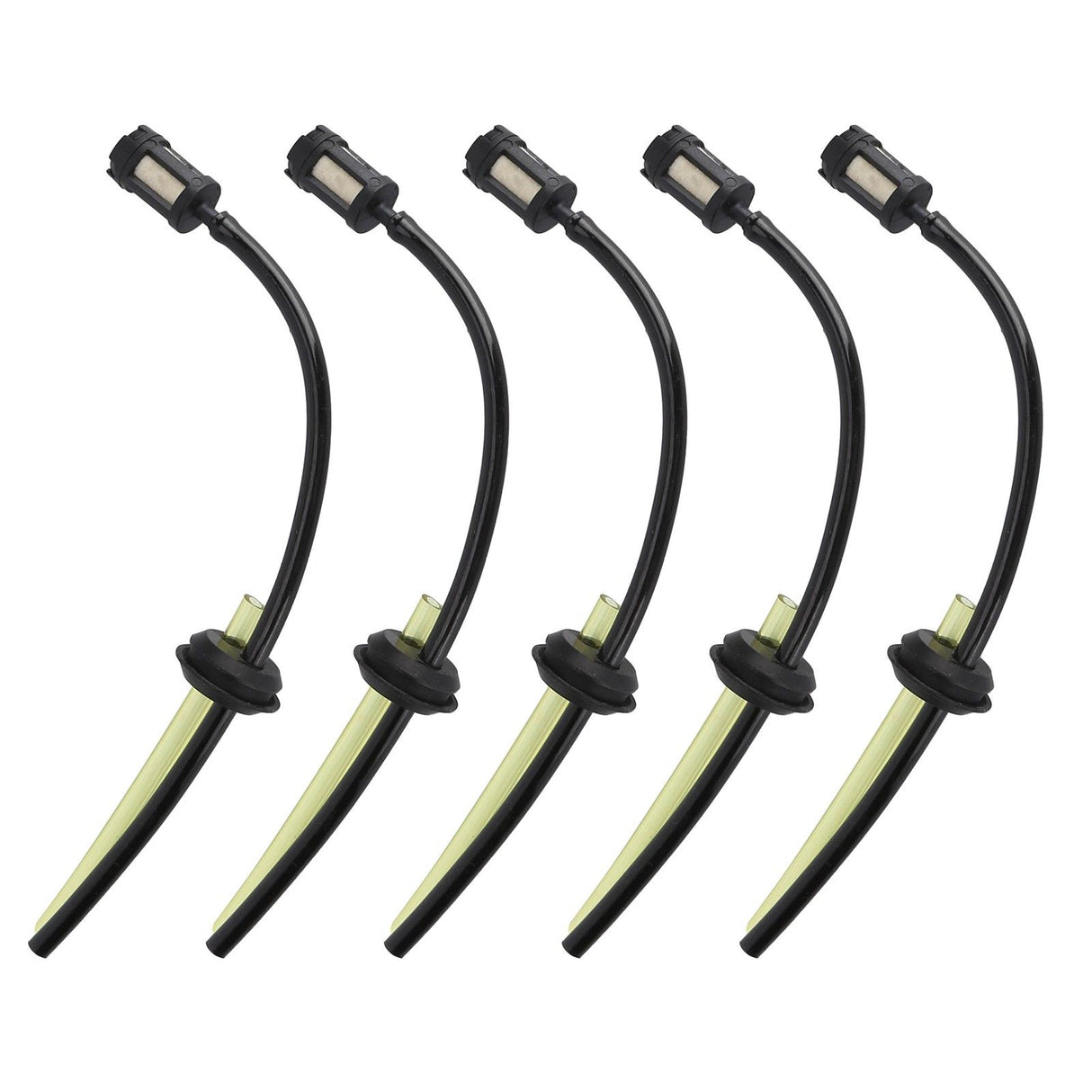 5Pcs Fuel Hose Oil Pipe Tank Fuel Filter Assembly Replacement for Lawn Mower Trimmer