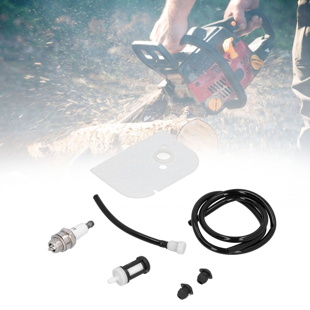 Air Filter Cotton Fuel Filter Spark Plug Chainsaw Accessory for STIHL 009 010 011 012 ST600