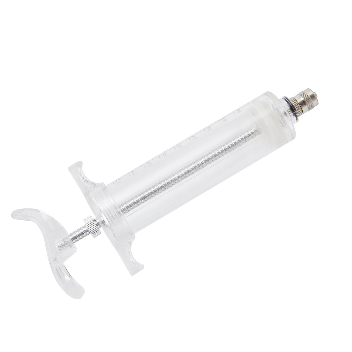 Veterinary Use Syringe Plastic Steel Adjustable Manual Feeding Injector for Livestock Farm50ml 16.5cm / 6.5in