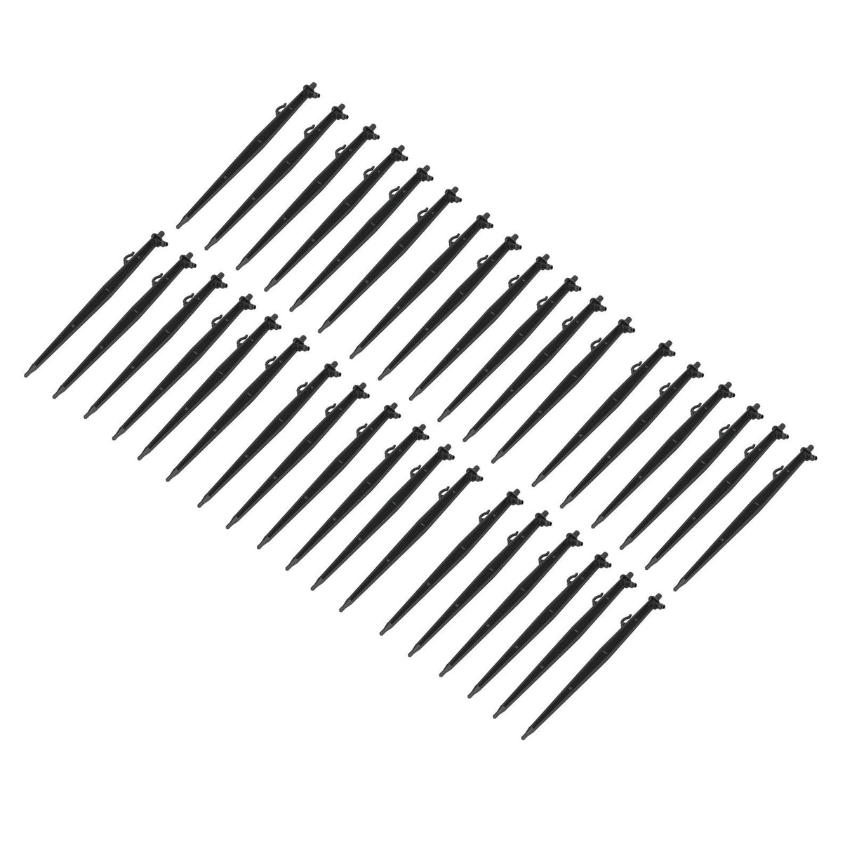 30PCS Micro Sprinkler Bracket Plastic Ground Insertion Rod Irrigation Drip Support Stake for Gardening