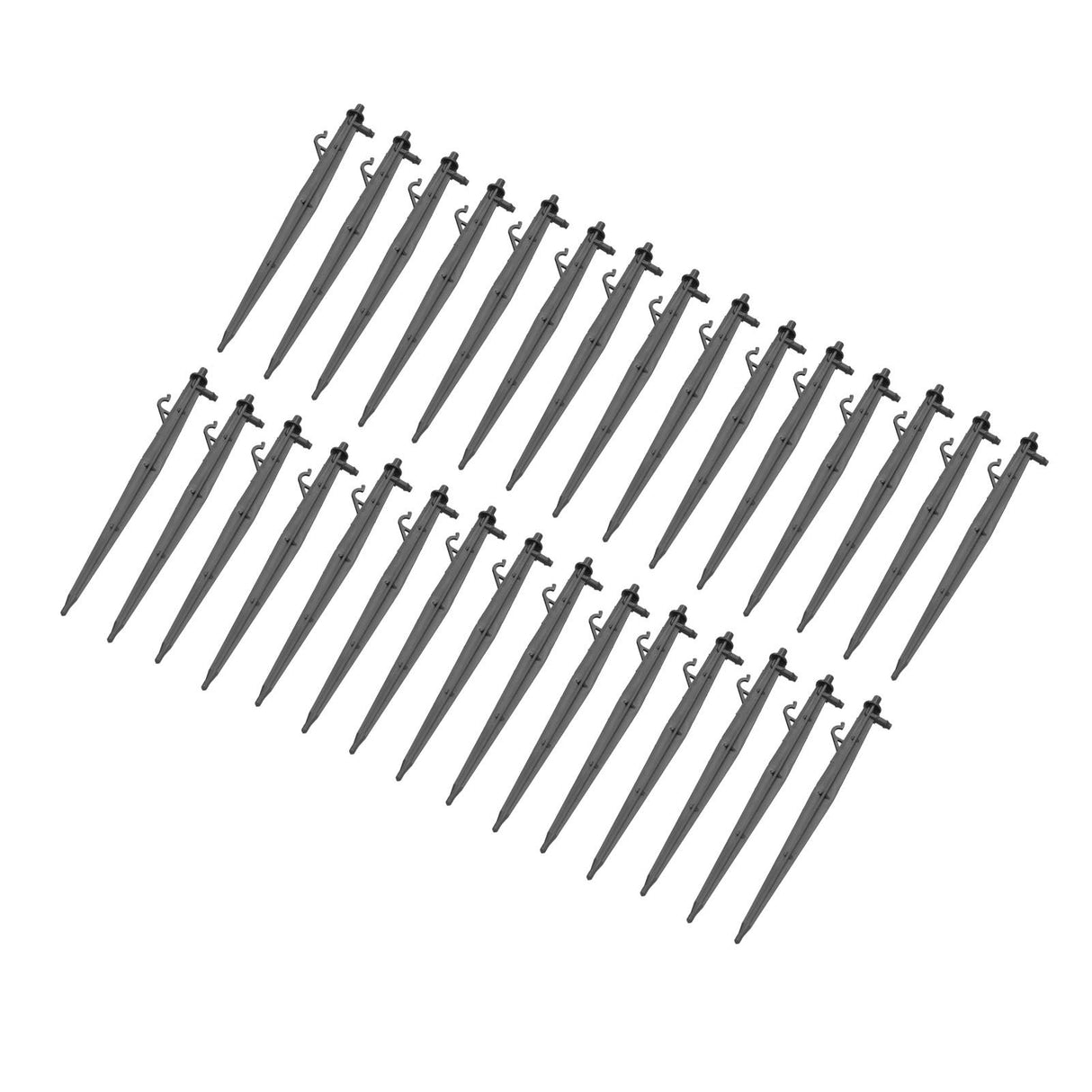 30PCS Micro Sprinkler Bracket Plastic Ground Insertion Rod Irrigation Drip Support Stake for Gardening
