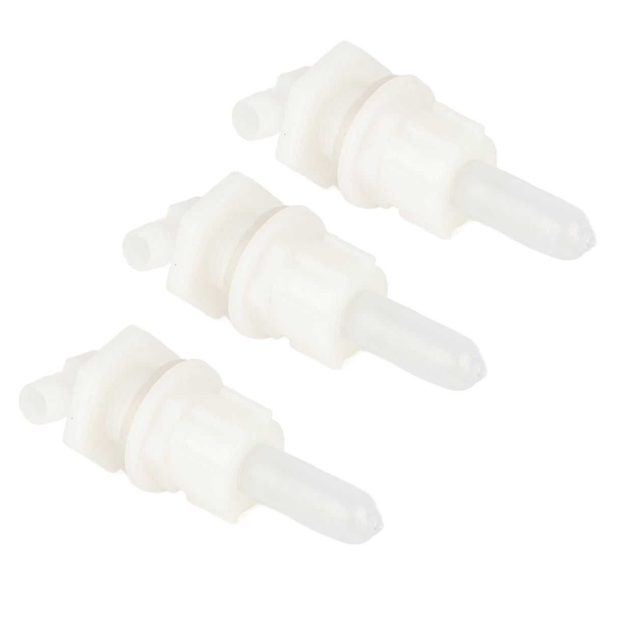 3‑Set Lamb Nipple Durable Plastic PP White Veterinary Feeding Pritchard Nipple for Pig Sheep