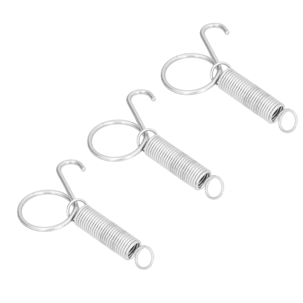 20PCS Cage Door Spring Hook Metal Finger Spring Latch Hook for Fixing Rabbit Pet Cage Door Farming EquipmentL 7.3x2.2cm