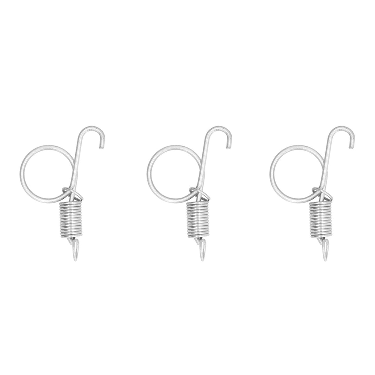 20PCS Cage Door Spring Hook Metal Finger Spring Latch Hook for Fixing Rabbit Pet Cage Door Farming EquipmentS 6x2.1cm