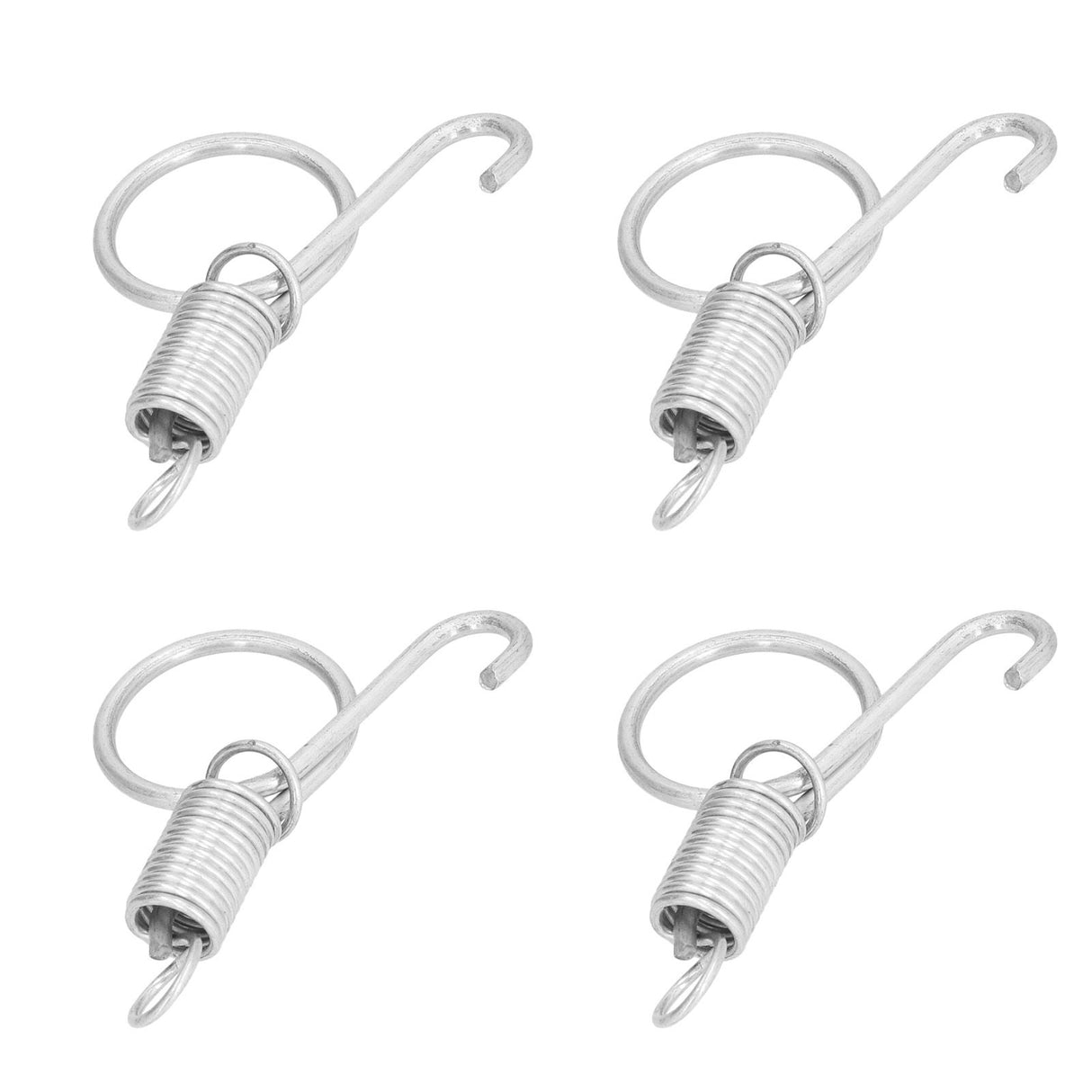 20PCS Cage Door Spring Hook Metal Finger Spring Latch Hook for Fixing Rabbit Pet Cage Door Farming EquipmentS 6x2.1cm