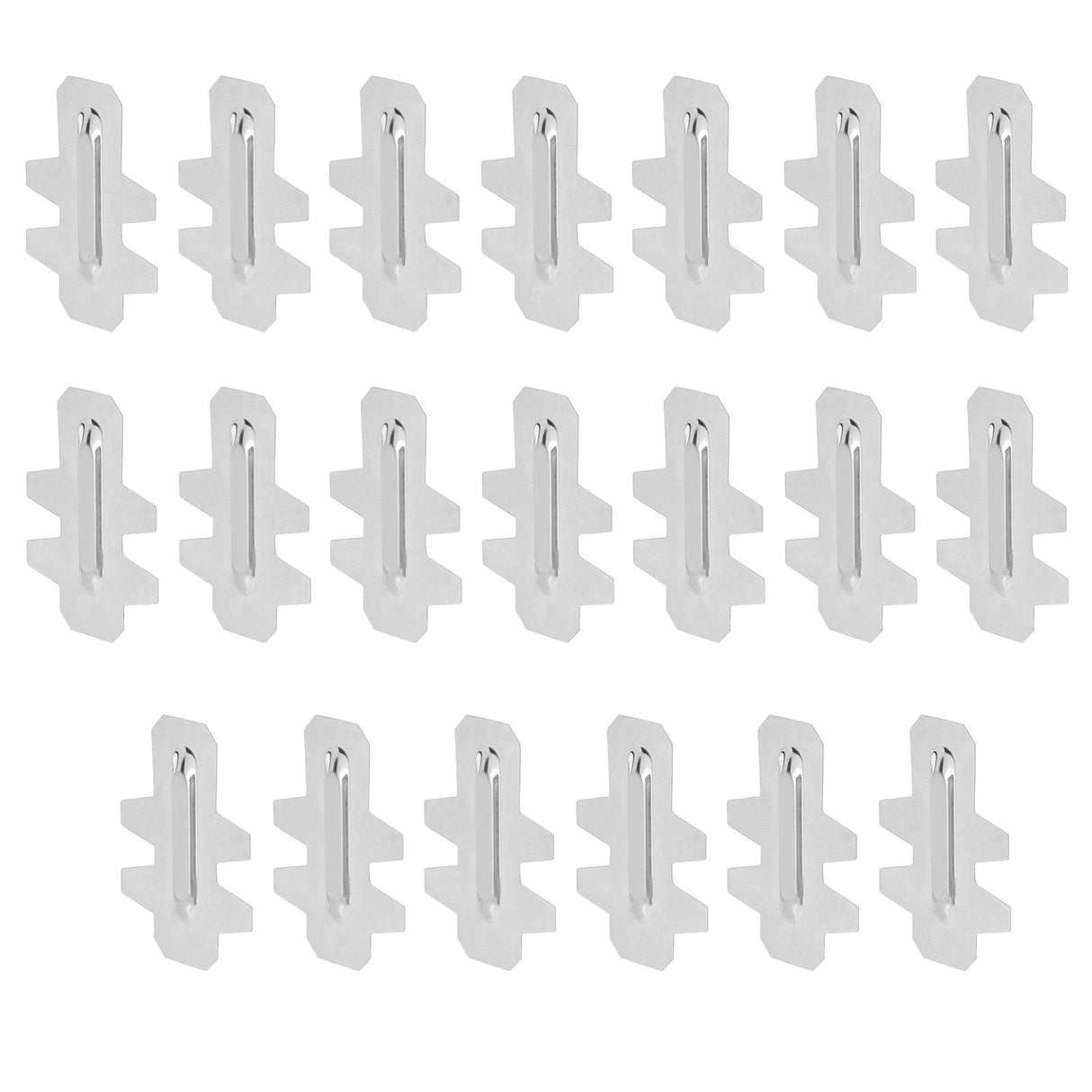 20Pcs Stainless Steel Rabbit Cage Door Hook Card Accessory Cage Hardware Breeding Equipment