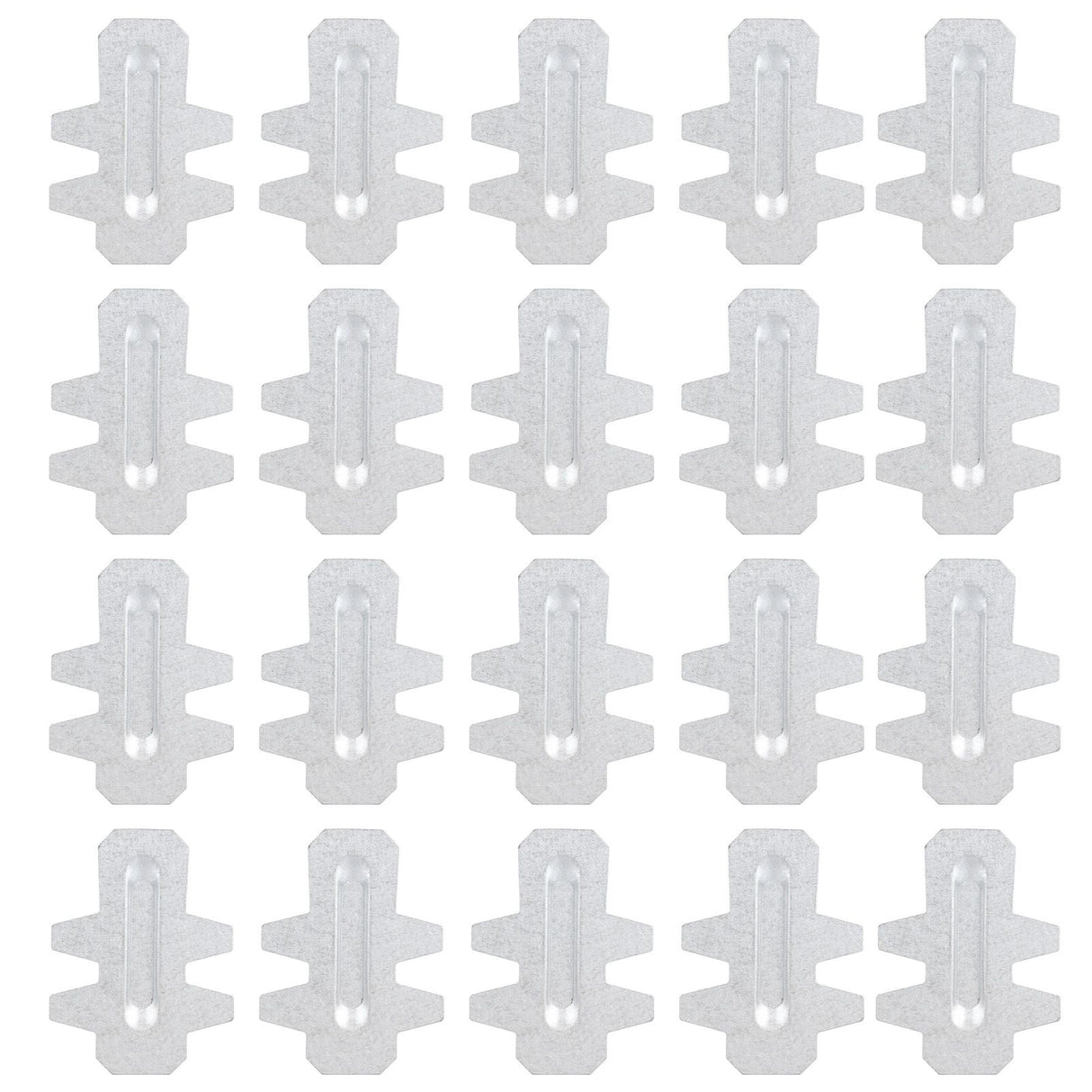 20PCS Rabbits Cage Cards Galvanized Sheet Iron Rabbits Cage Door Feeder Card Farming Equipment