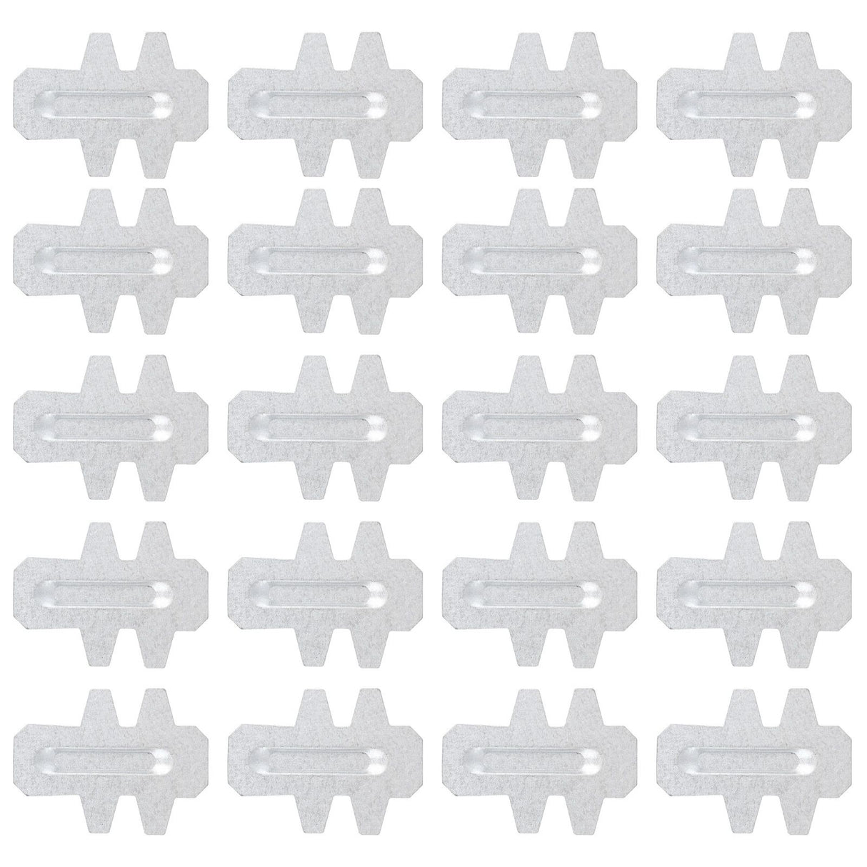 20PCS Rabbits Cage Cards Galvanized Sheet Iron Rabbits Cage Door Feeder Card Farming Equipment