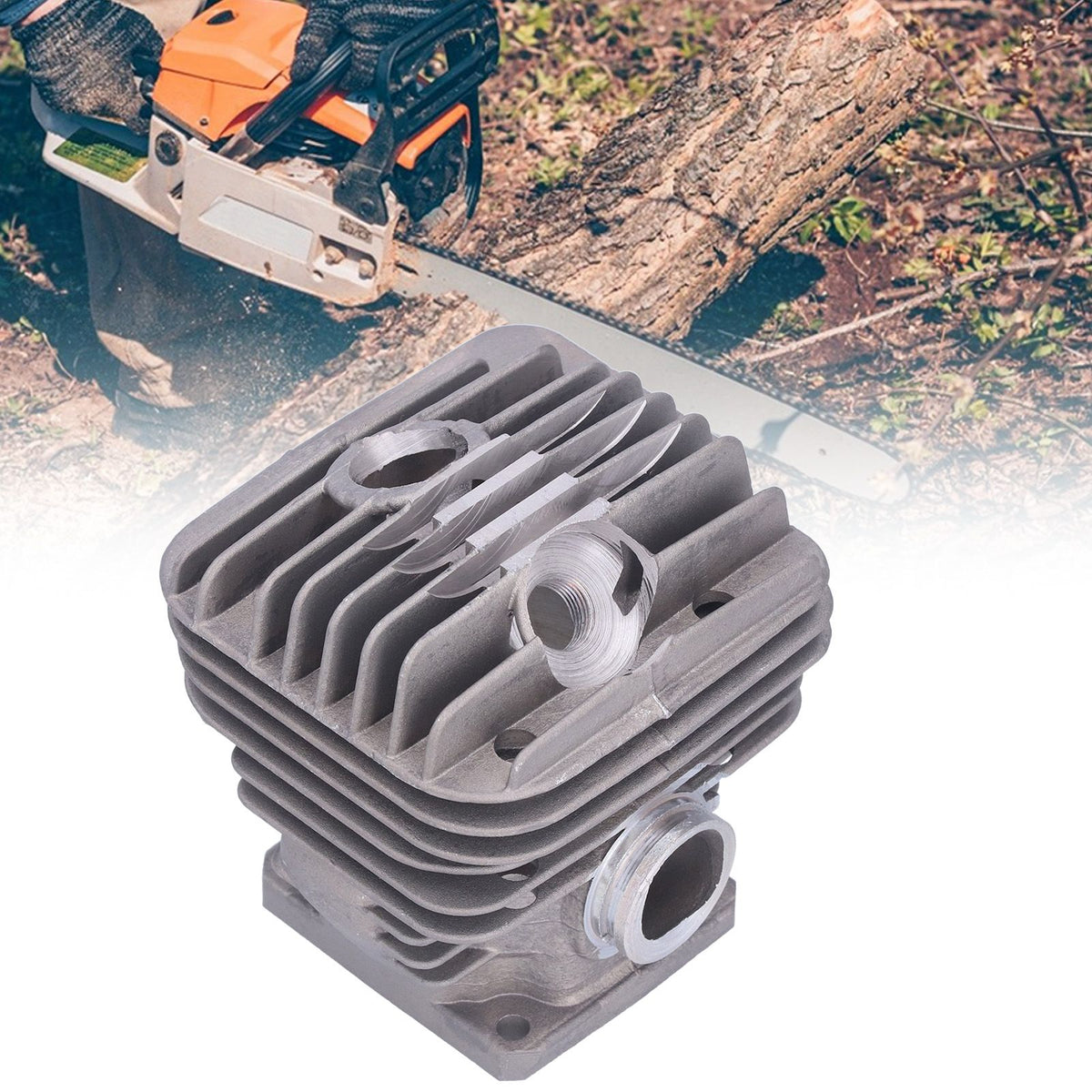 54mm Cylinder Piston Kit Piston Needle Bearing Fuel Filter Replacement for Stihl MS460 046 Chainsaw