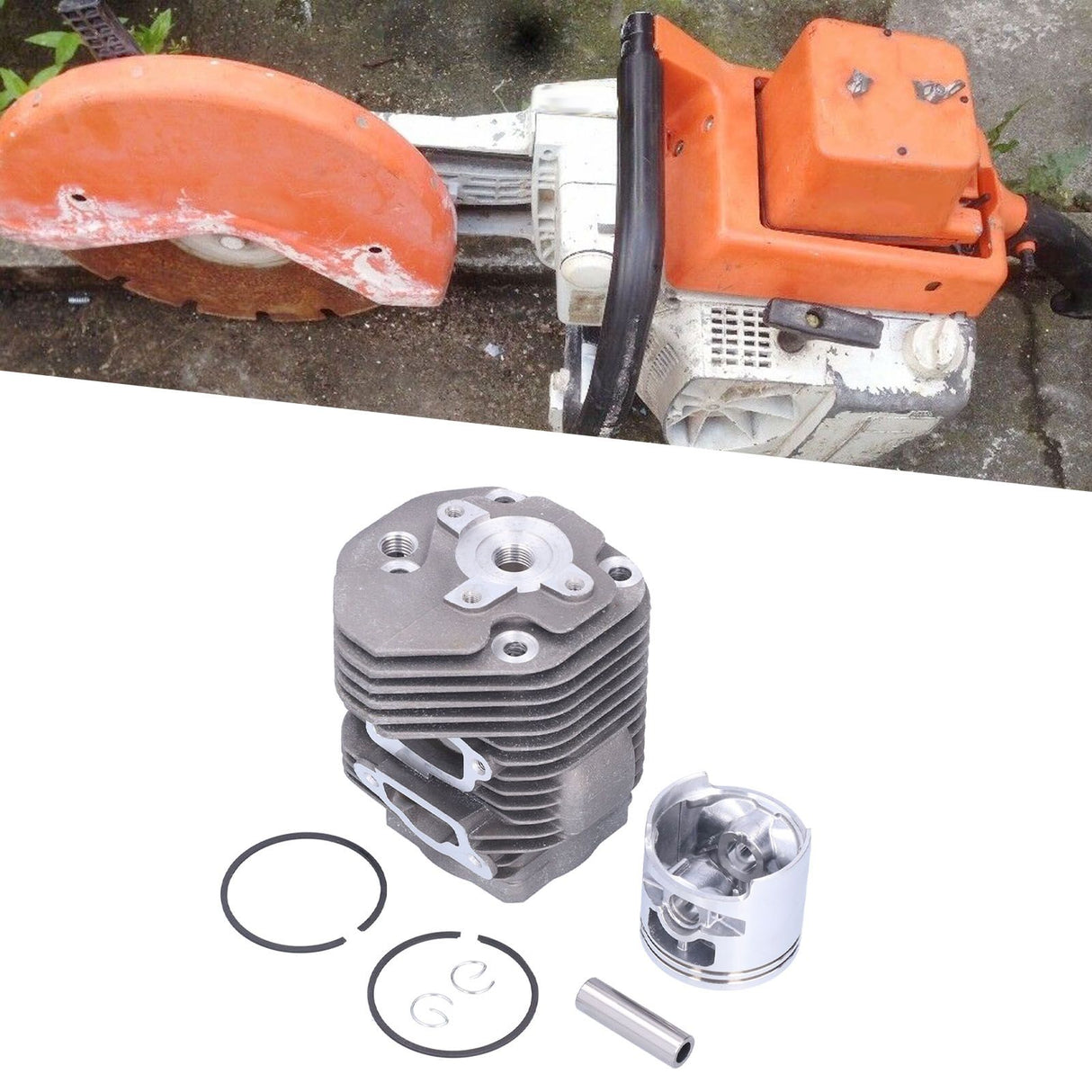58mm Cylinder Piston Kit Replacement Parts Fit for STIHL TS760 Concrete Cutoff Saws