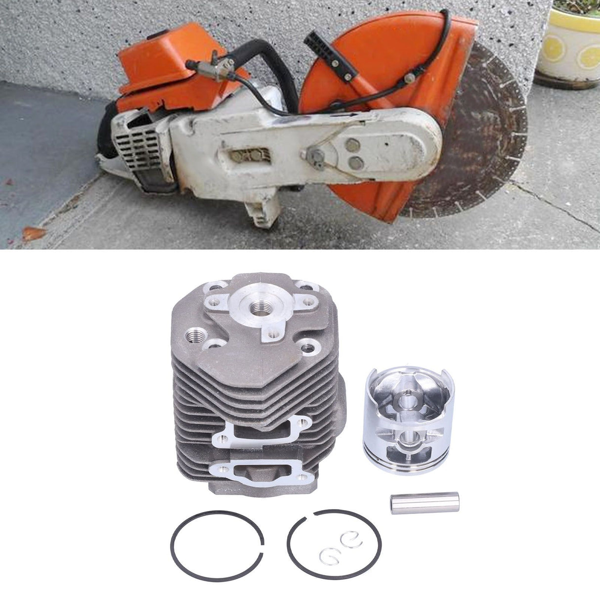 58mm Cylinder Piston Kit Replacement Parts Fit for STIHL TS760 Concrete Cutoff Saws