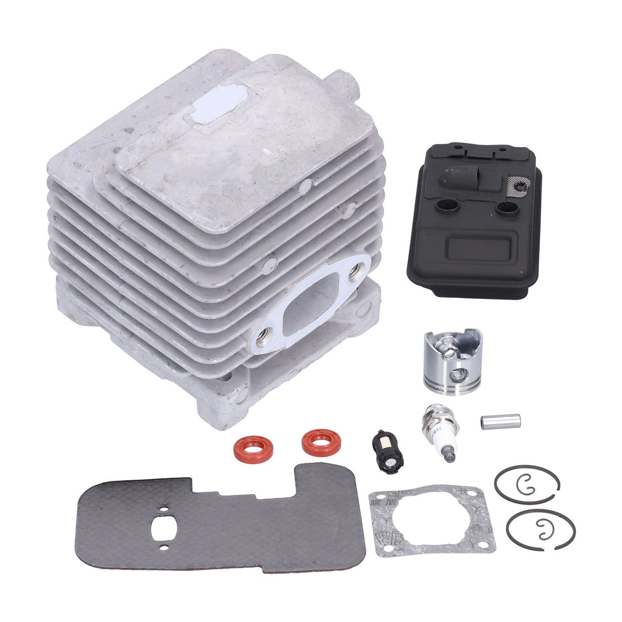 Cylinder Piston Exhaust Muffler Gasket Kit Fit for Stihl FS75 FS80 FS85 Brush Cutter Trimmer