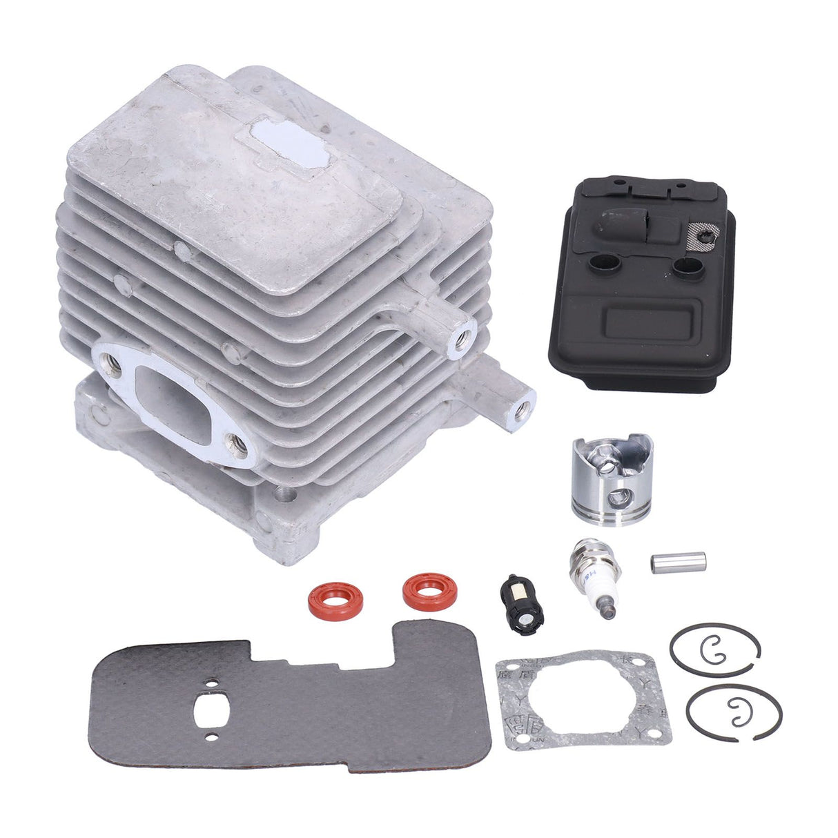Cylinder Piston Exhaust Muffler Gasket Kit Fit for Stihl FS75 FS80 FS85 Brush Cutter Trimmer