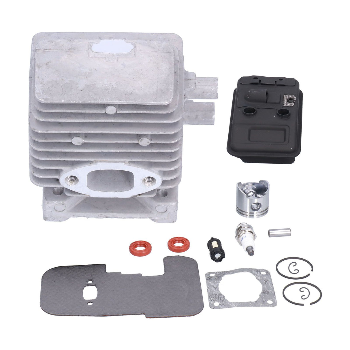 Cylinder Piston Exhaust Muffler Gasket Kit Fit for Stihl FS75 FS80 FS85 Brush Cutter Trimmer