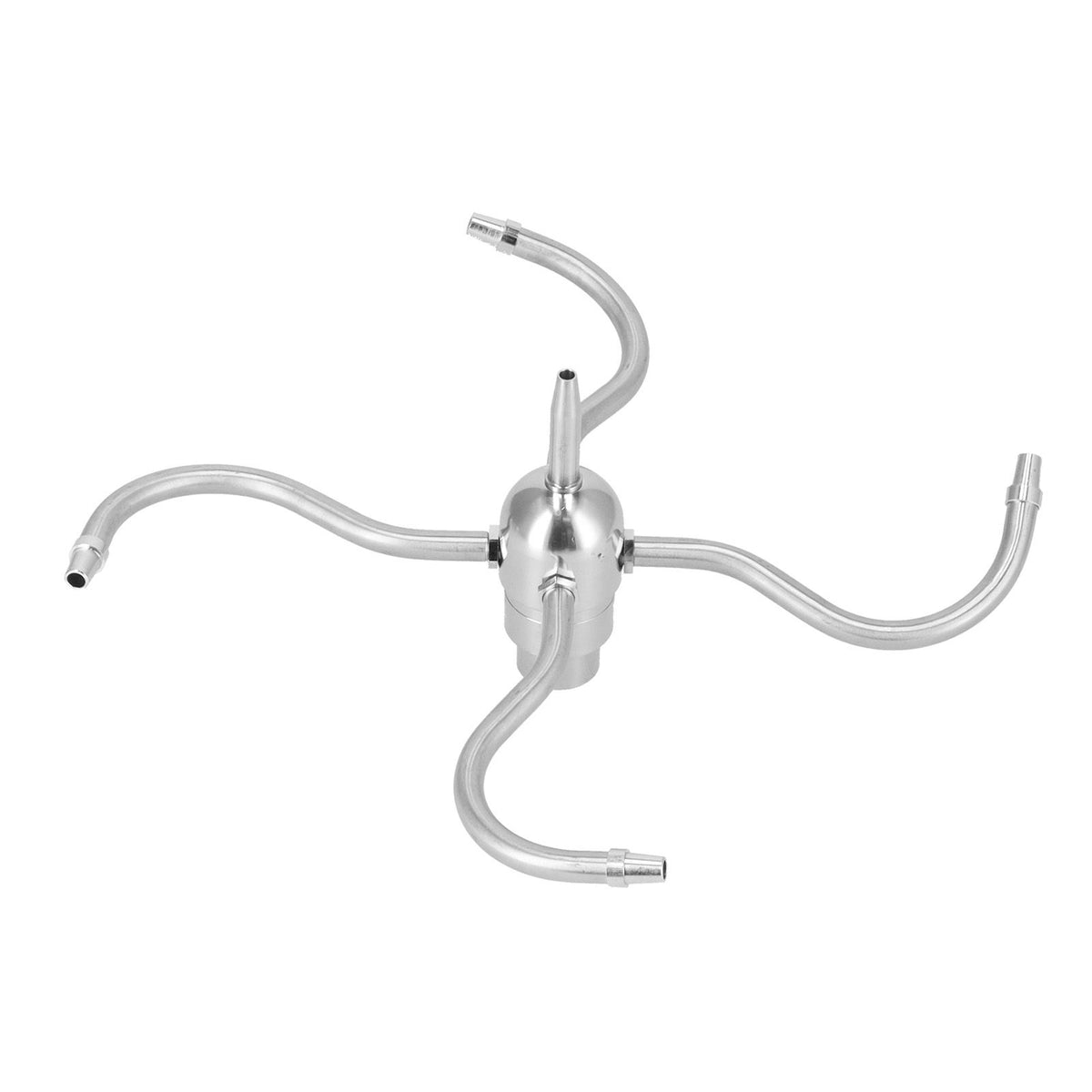 DN25 G1 Female Thread Waterscape Rotating Nozzle Stainless Steel 4 Arm Sprinkler Rotating Fountain Sprinkler
