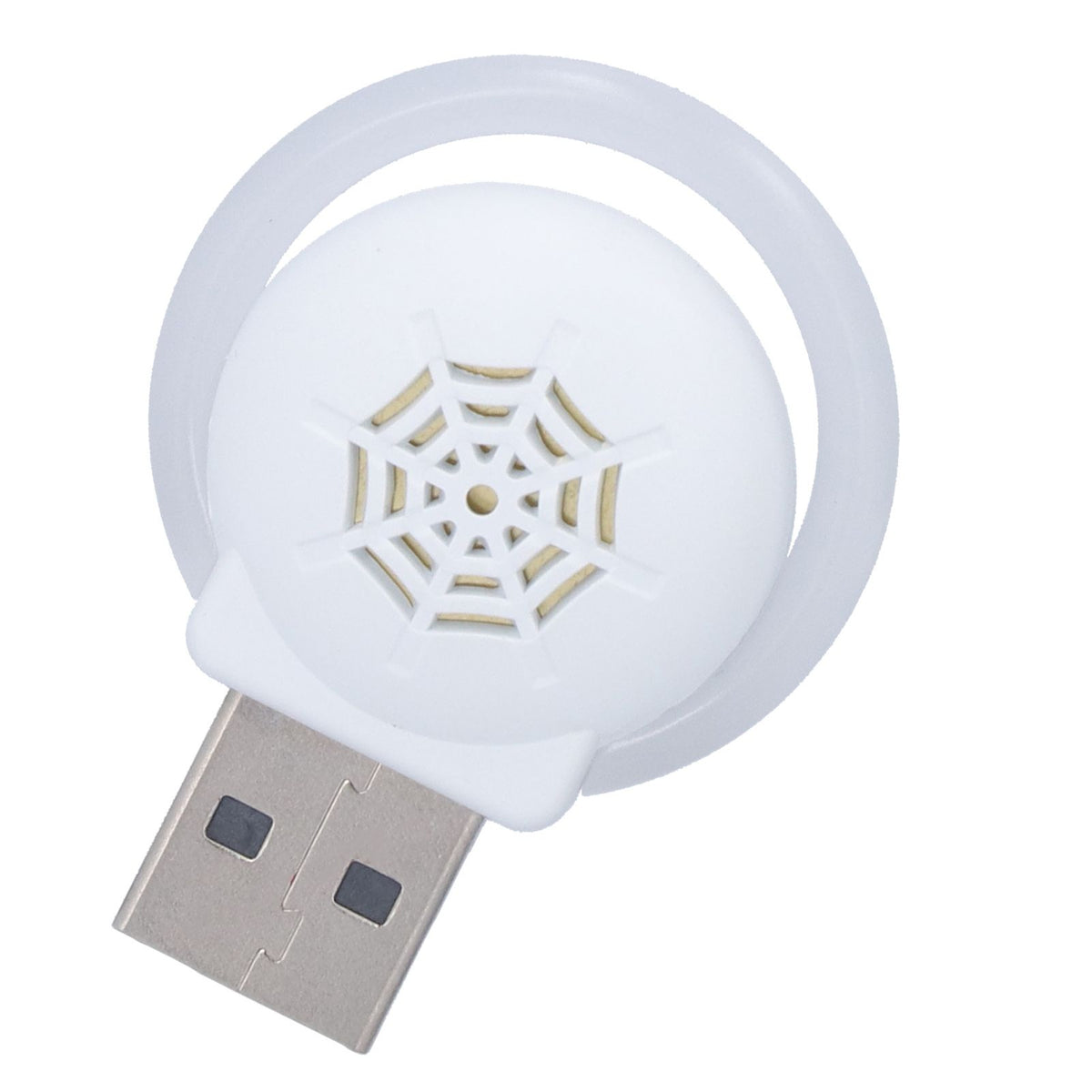 Ultrasonic Pest Repeller USB 3 Levels Intelligent Frequency Conversion Environmental Protection Mouse RepellerWhite