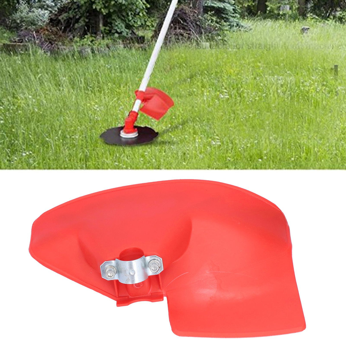 Brush Cutter Guard Durable Strong Simple Installation Plastic Brushcutter Guard Shielding for Lawn Mower
