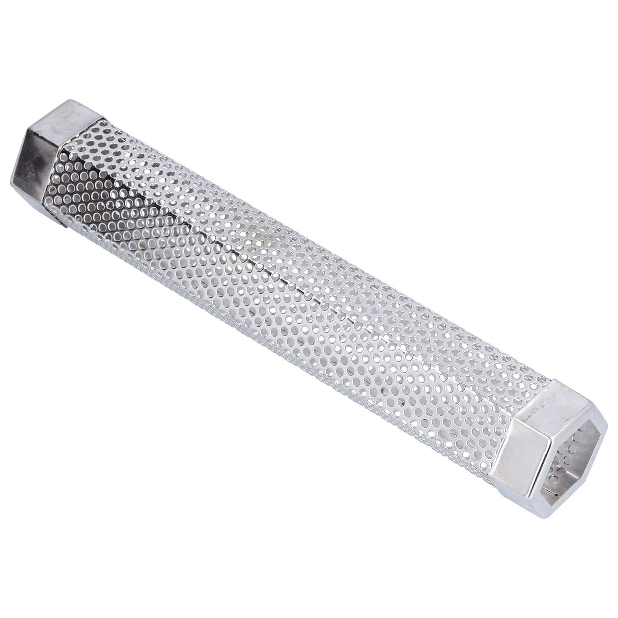 Smoker Tube 304 Stainless Steel Portable Hex Stable Barbecue Smoke Generator Pipe for Cold Hot Smoking Grilled Foods30.6x5cm(12 Inches)