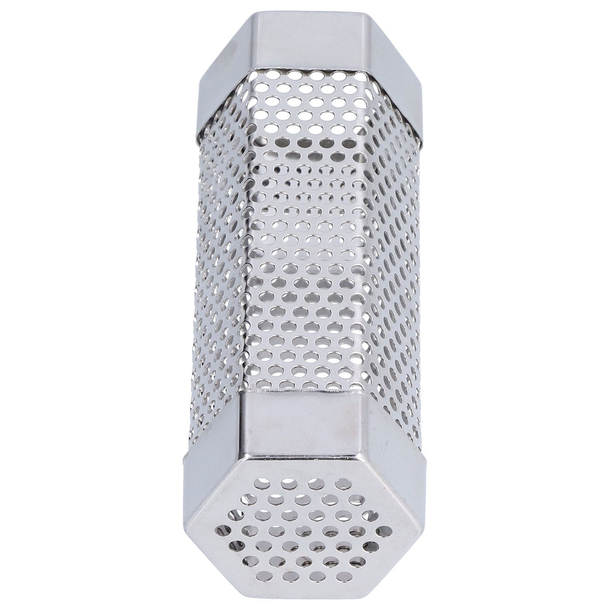 Smoker Tube 304 Stainless Steel Portable Hex Stable Barbecue Smoke Generator Pipe for Cold Hot Smoking Grilled Foods15.4x5cm(6 Inches)