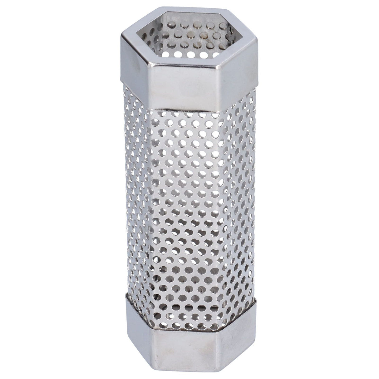 Smoker Tube 304 Stainless Steel Portable Hex Stable Barbecue Smoke Generator Pipe for Cold Hot Smoking Grilled Foods15.4x5cm(6 Inches)