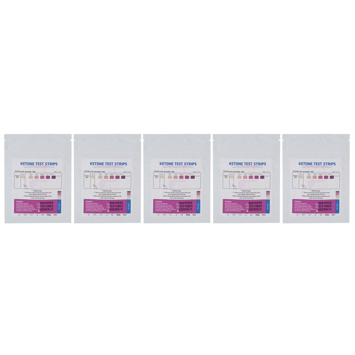 5 Packs Pool Test Strips Fast Detection Easily Read Clear Results Reliable Uric Acid Test Paper for Swimming Pools Spas