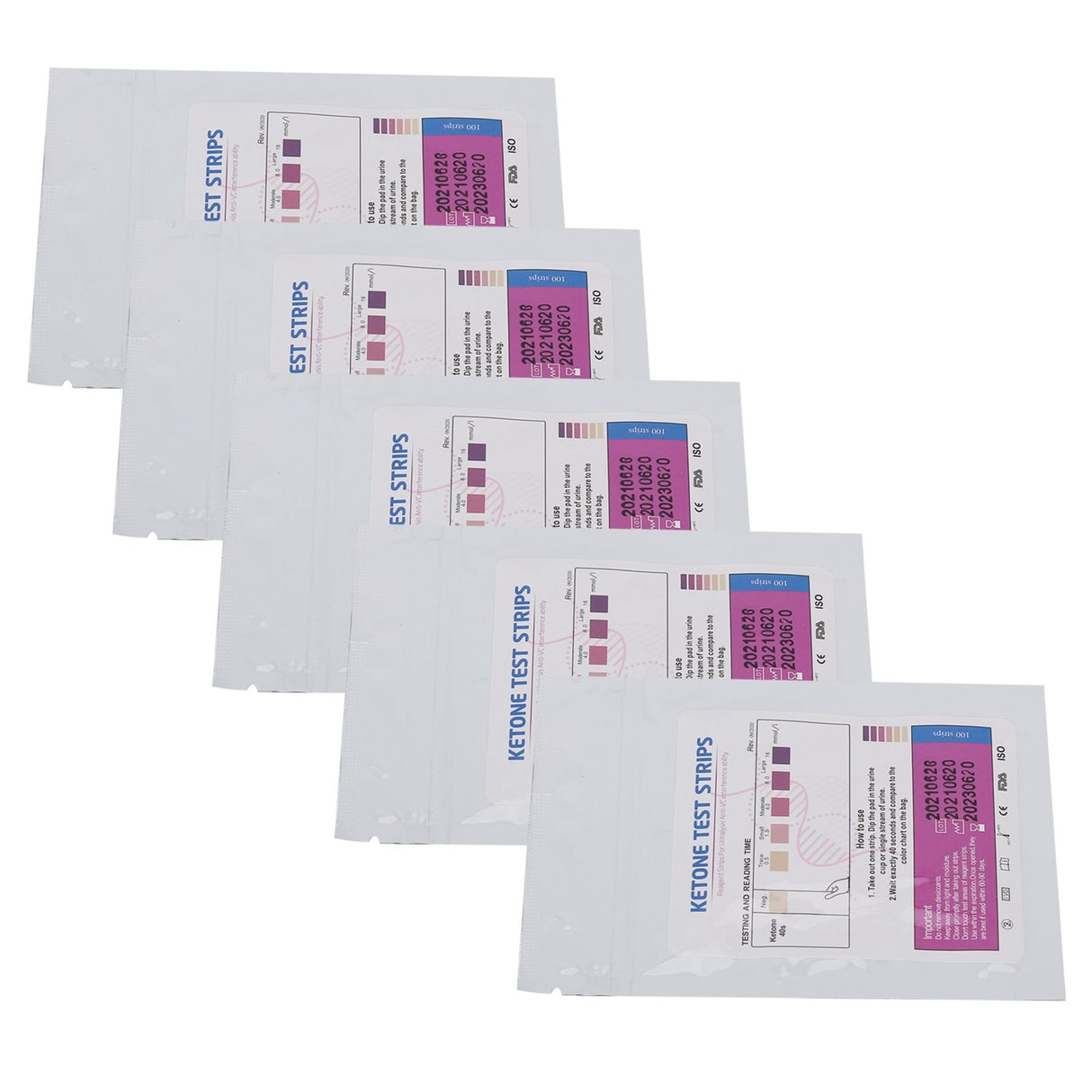 5 Packs Pool Test Strips Fast Detection Easily Read Clear Results Reliable Uric Acid Test Paper for Swimming Pools Spas