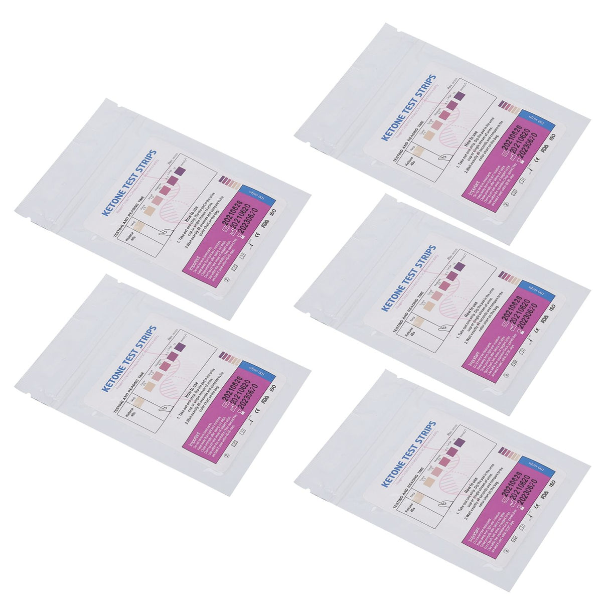 5 Packs Pool Test Strips Fast Detection Easily Read Clear Results Reliable Uric Acid Test Paper for Swimming Pools Spas