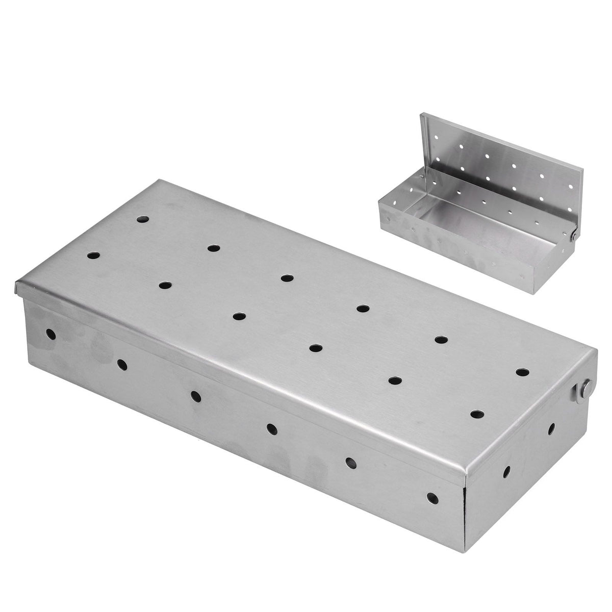 Smoker Box Vent Design High Compatibility Easily Use Durable BBQ Gadgets for Charcoal Gas Grill