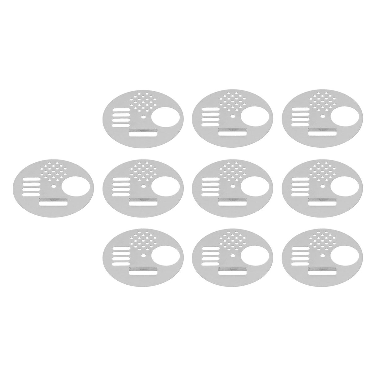 10Pcs Round Beehive Door Stainless Steel 6.8cm Rotatable Efficient High Performance Beehive Supplies