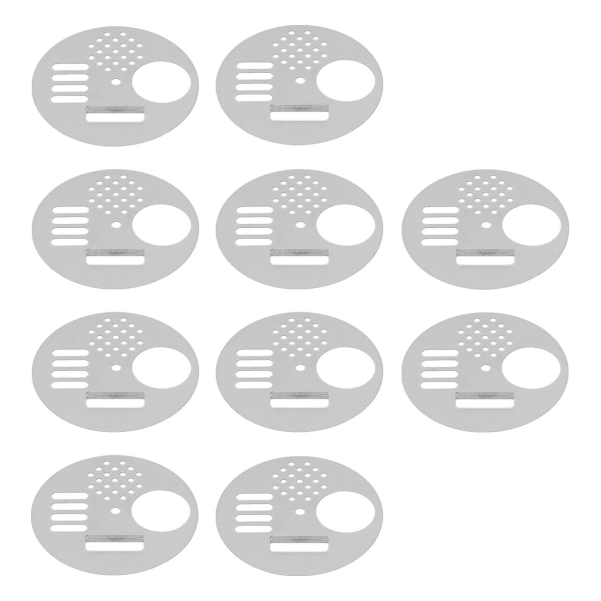10Pcs Round Beehive Door Stainless Steel 6.8cm Rotatable Efficient High Performance Beehive Supplies