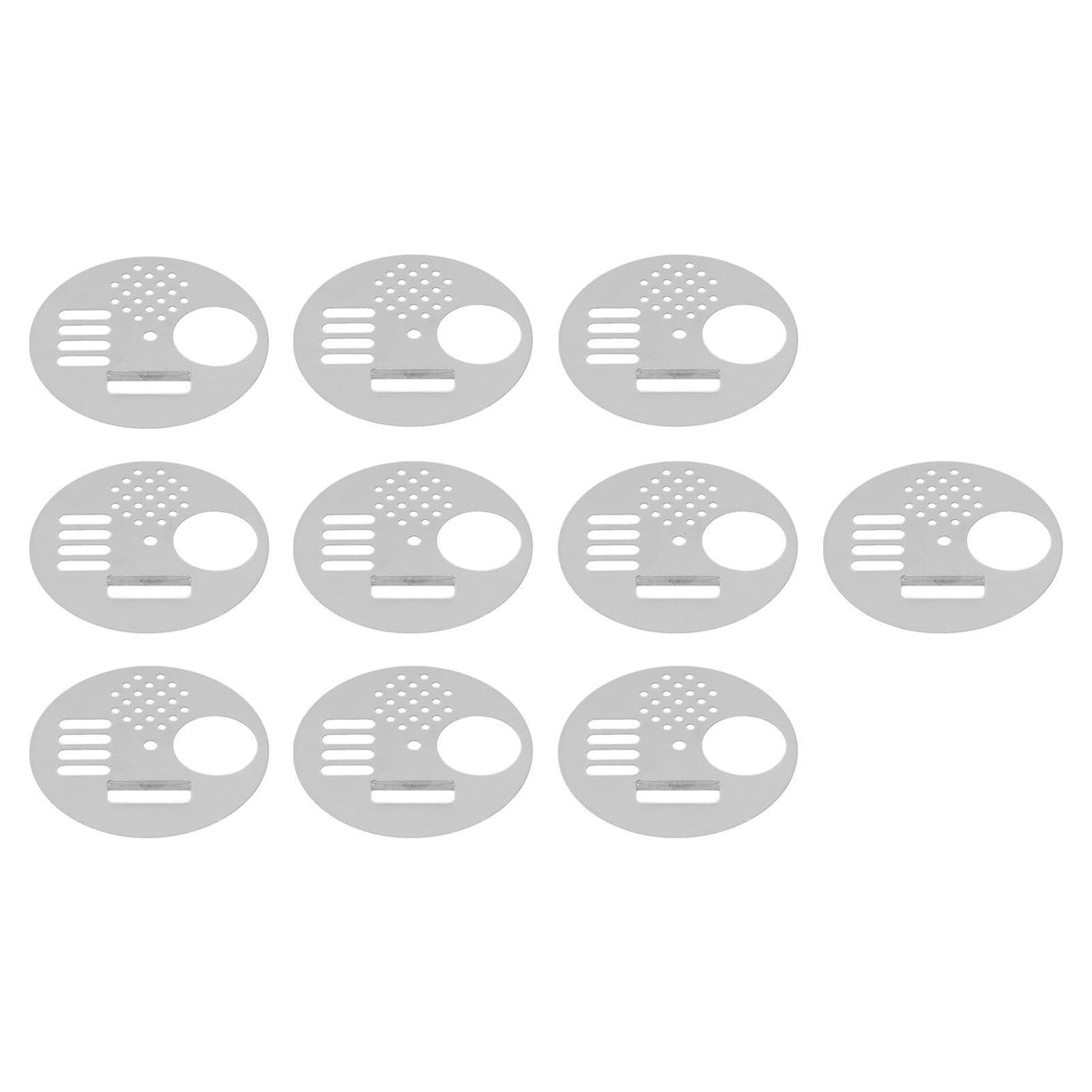 10Pcs Round Beehive Door Stainless Steel 6.8cm Rotatable Efficient High Performance Beehive Supplies