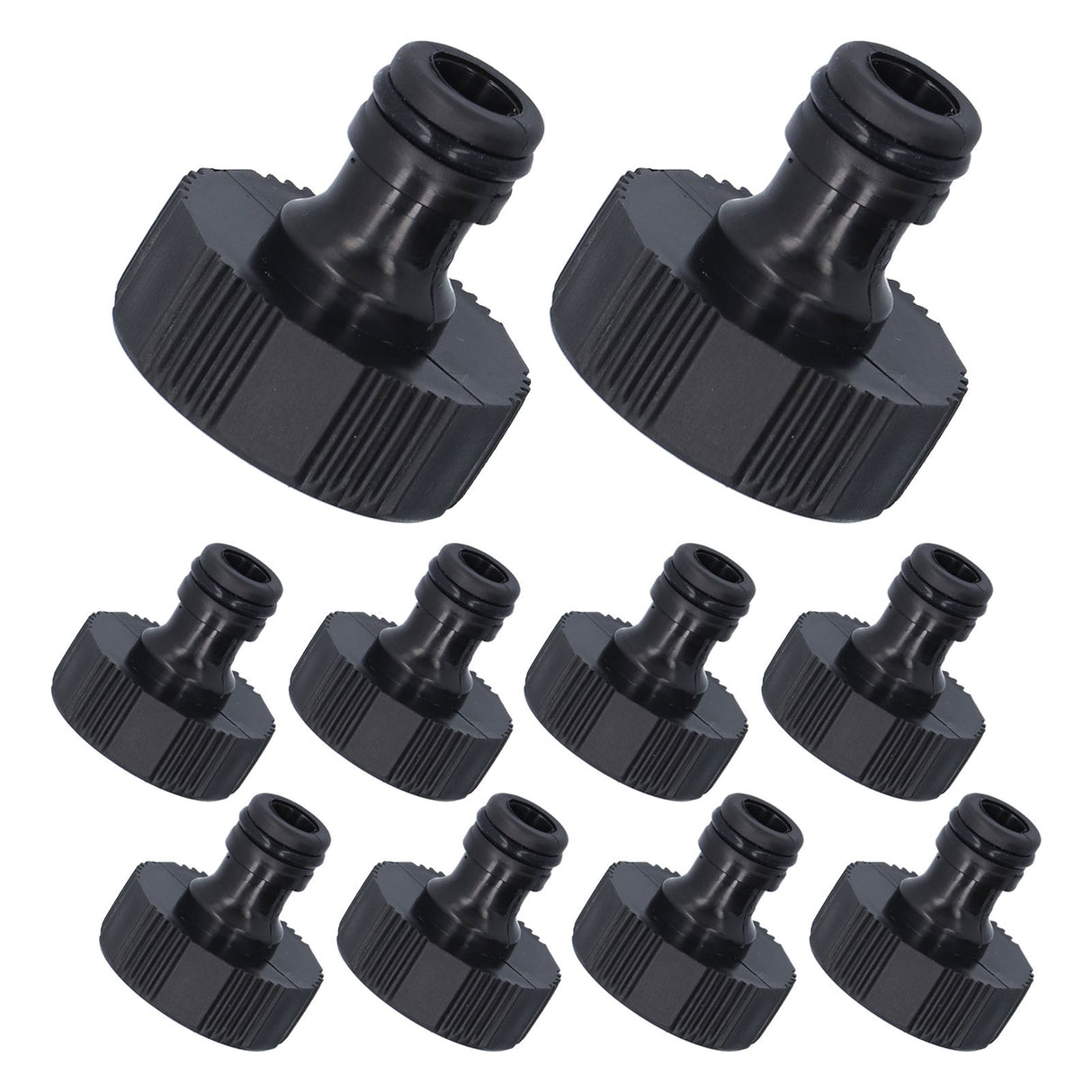 10Pcs 15mm Thread Adapter Plastic Sealable Durable Hose Connector for Courtyard GardenG1 Female Thread